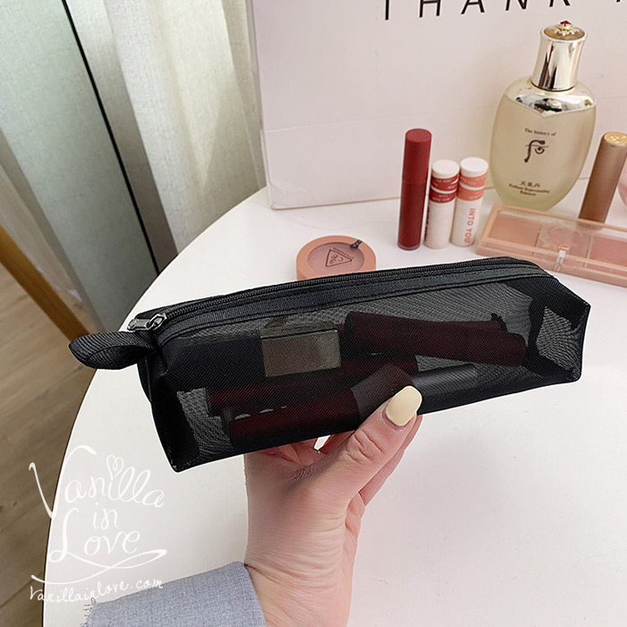 กระเป๋าเครื่องสำอางทรงยาว