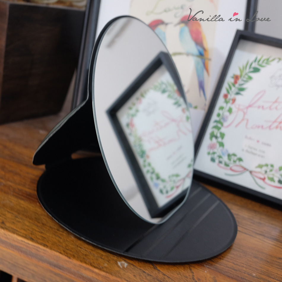 กระจกแต่งหน้าวงกลม